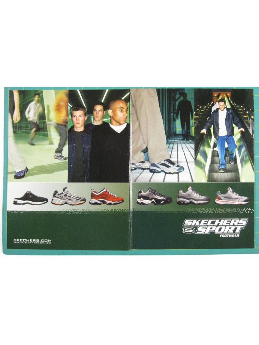 Print Ad Skechers Sport Footwear Advertisement Mens Athletic Shoes 2 PG 2000s